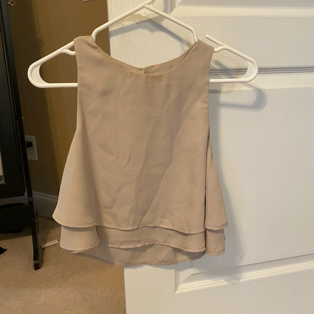 Show me your mumu layered crop top